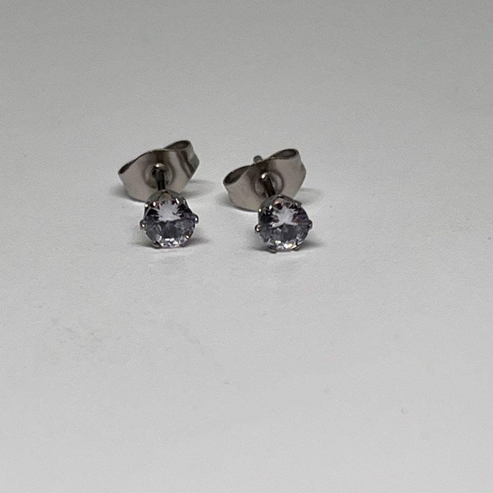 Cubic Zirconia Stud Earrings